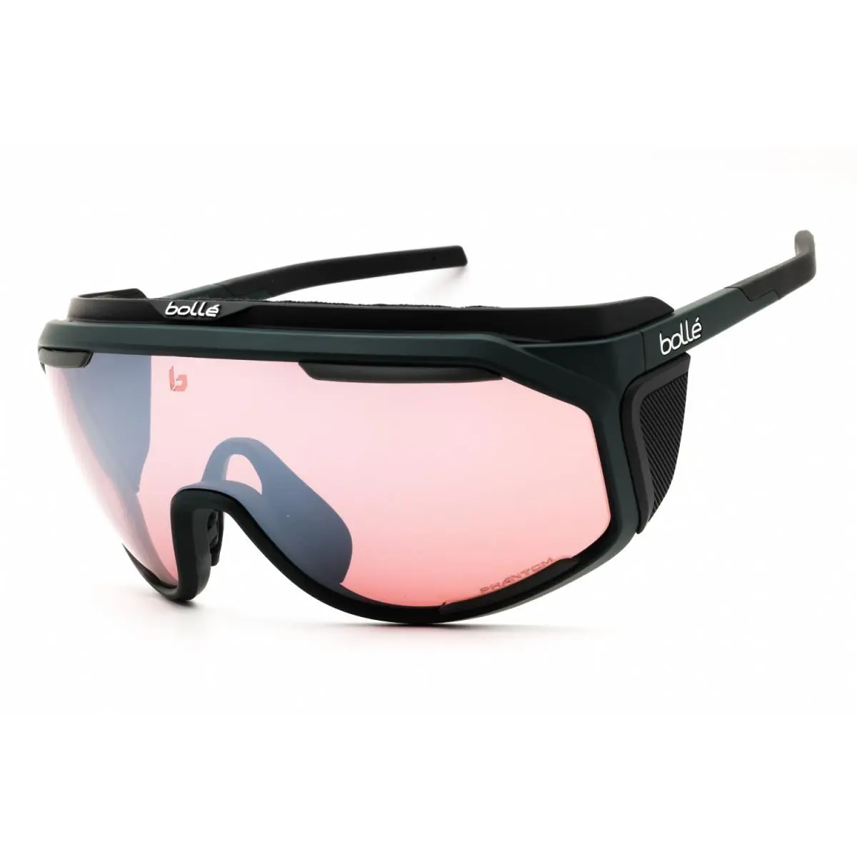 Bolle Chronoshield MT BS018008 Sunglasses Black Matte Frame Phantom Lenses 14mm