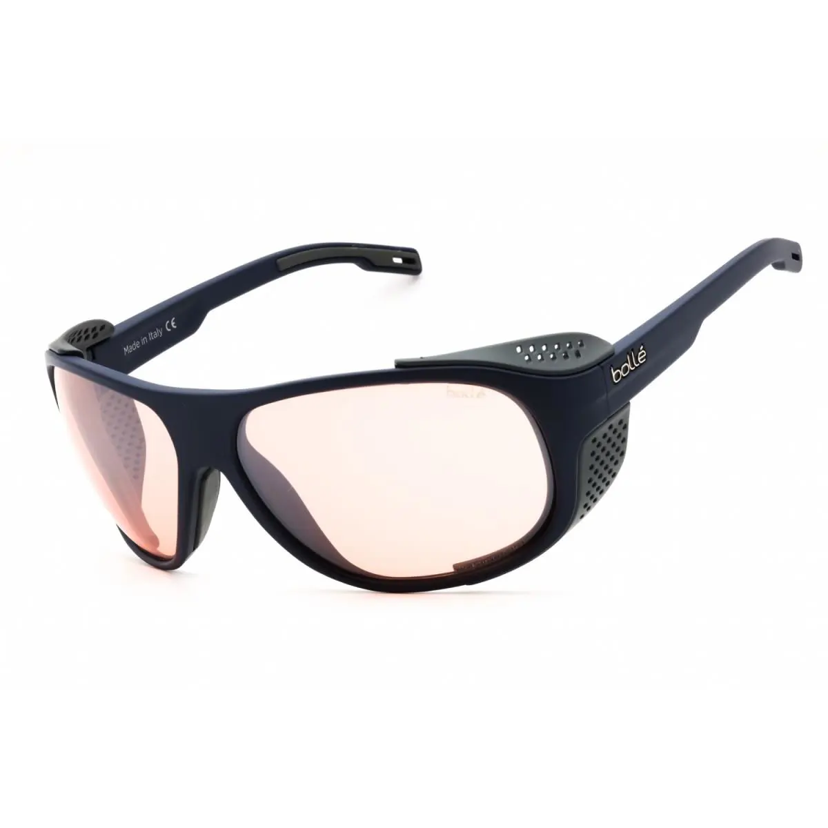 Bolle Graphite 12567 Sunglasses Matte Navy Frame Brown Lenses 63mm - Frame: Matte Navy, Lens: Brown
