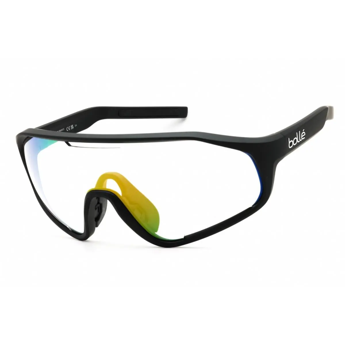 Bolle Shifter BS010005 Sunglasses Black Matte Frame Phantom Clear Photochromic - Frame: Black Matte, Lens: Clear Green