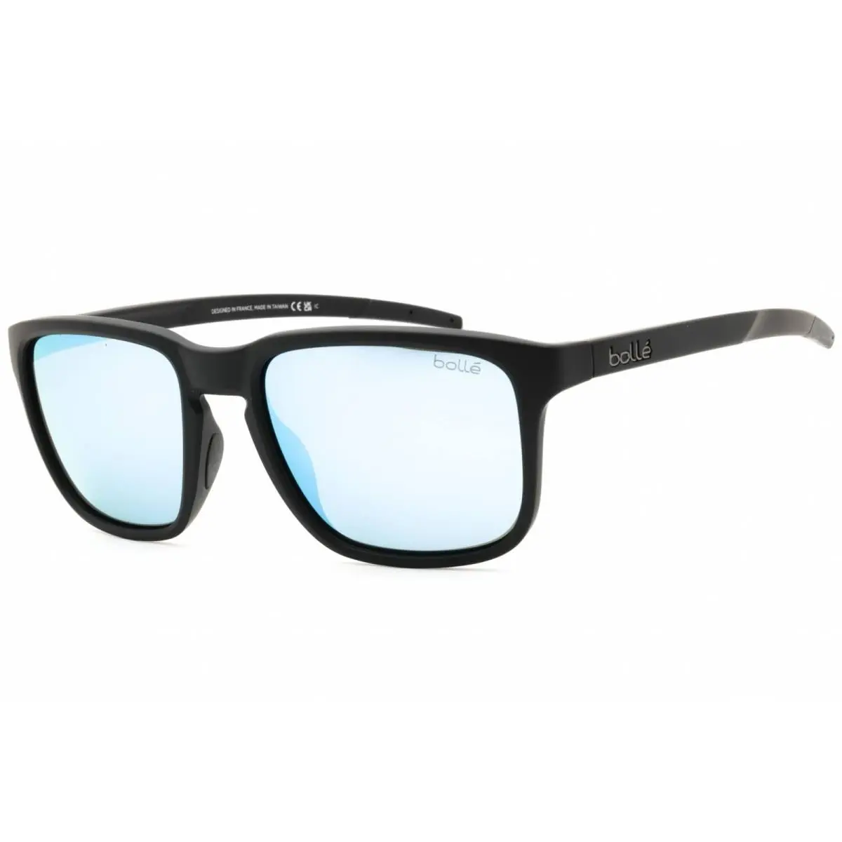 Men`s Sunglasses Black Matte Nylon Rectangular Shape Frame Score BS031008 by Bolle