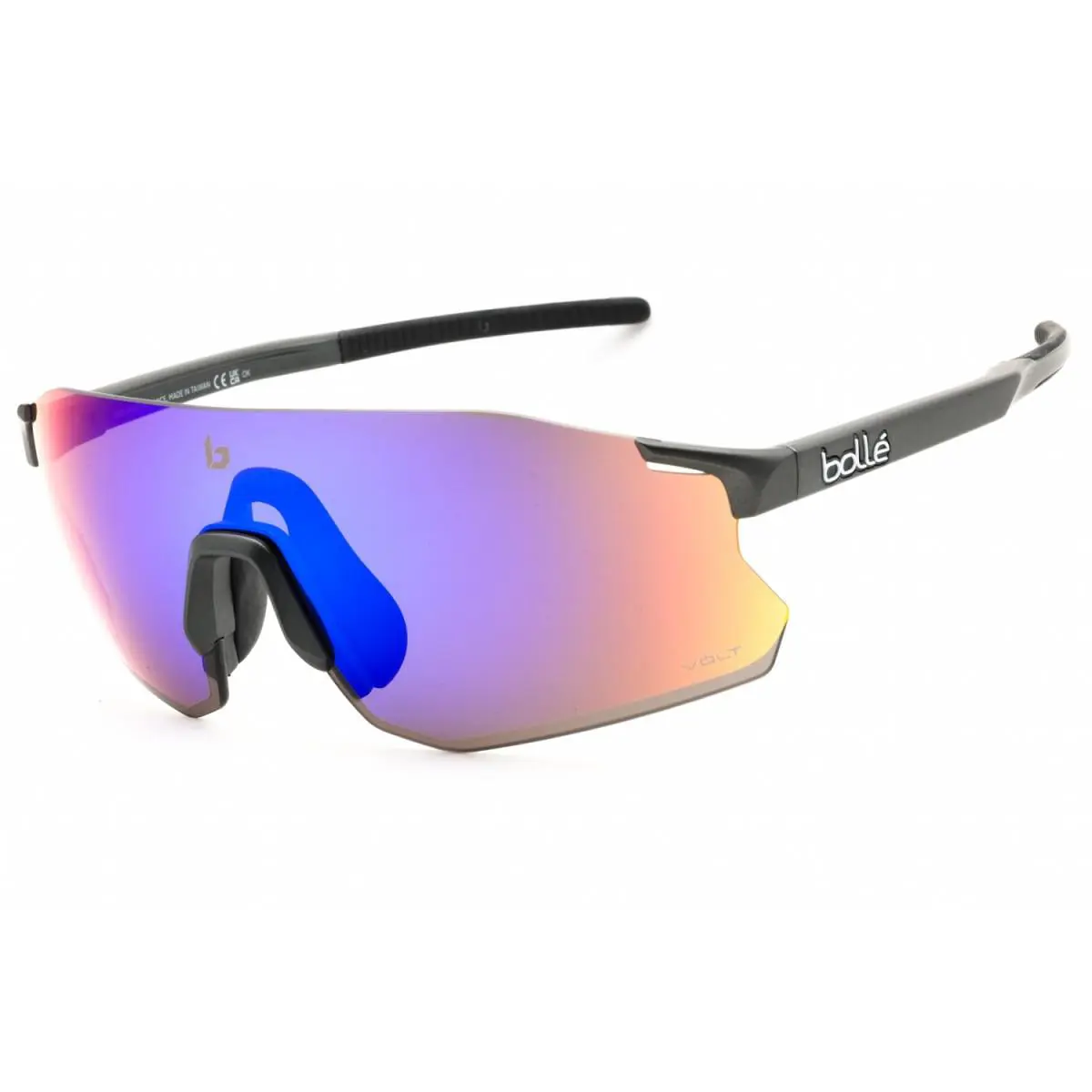 Bolle Icarus BS016009 Matte Titanium/volt Ultraviolet 135-0-135 Sunglasses - Frame: Matte Titanium, Lens: Volt Ultraviolet, code: BS016009