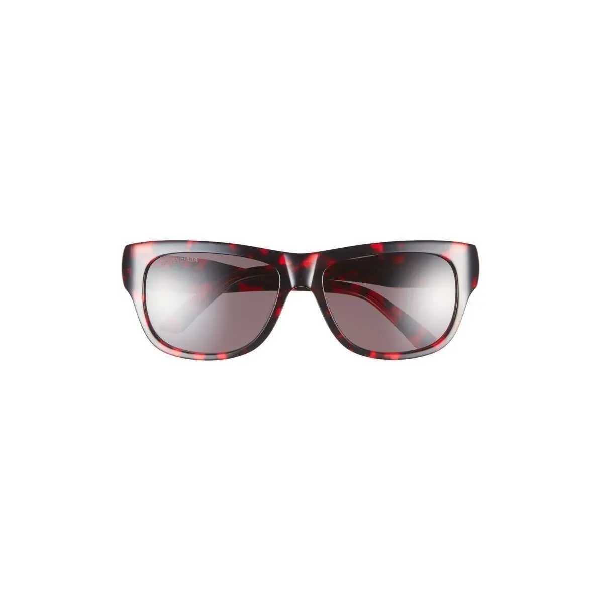 Men 56mm Square Sunglasses Havana Havana Grey by Balenciaga