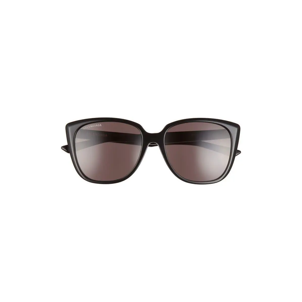Women 57mm Square Sunglasses Black Black Grey by Balenciaga
