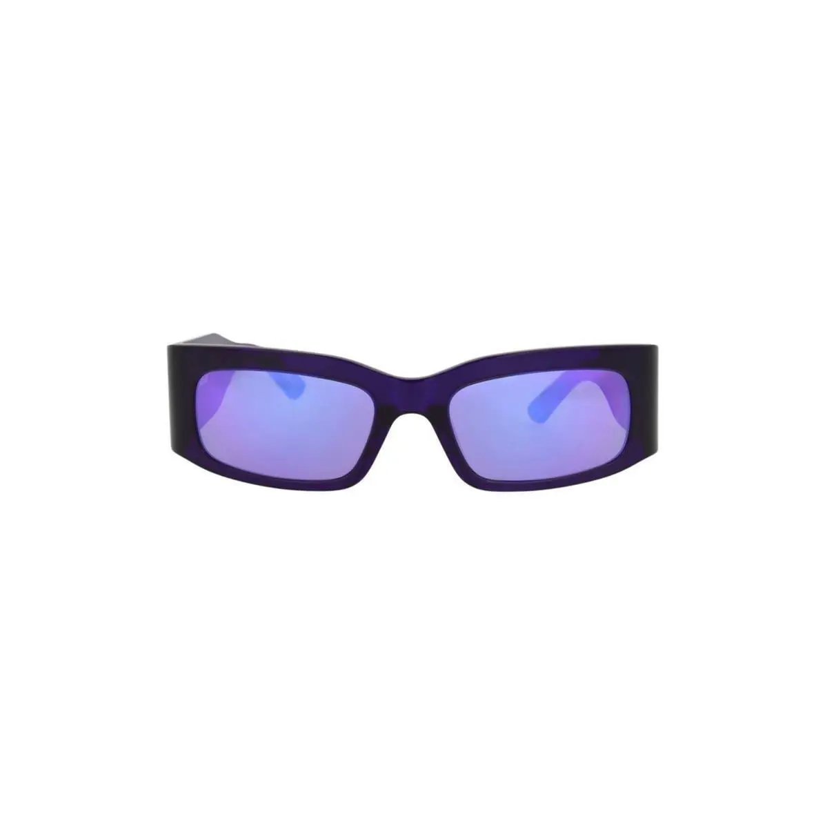 Women 56mm Rectangular Sunglasses Violet Violet Violet by Balenciaga