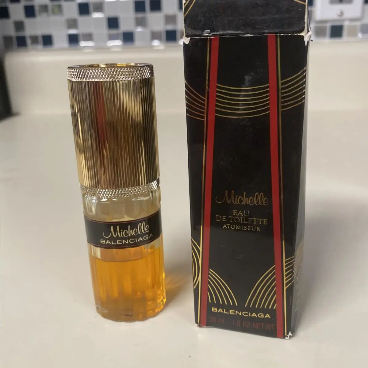 Michelle Balenciaga Women Perfume Edt Spray 1.0 oz Very Rare Atomiseur 50% Full