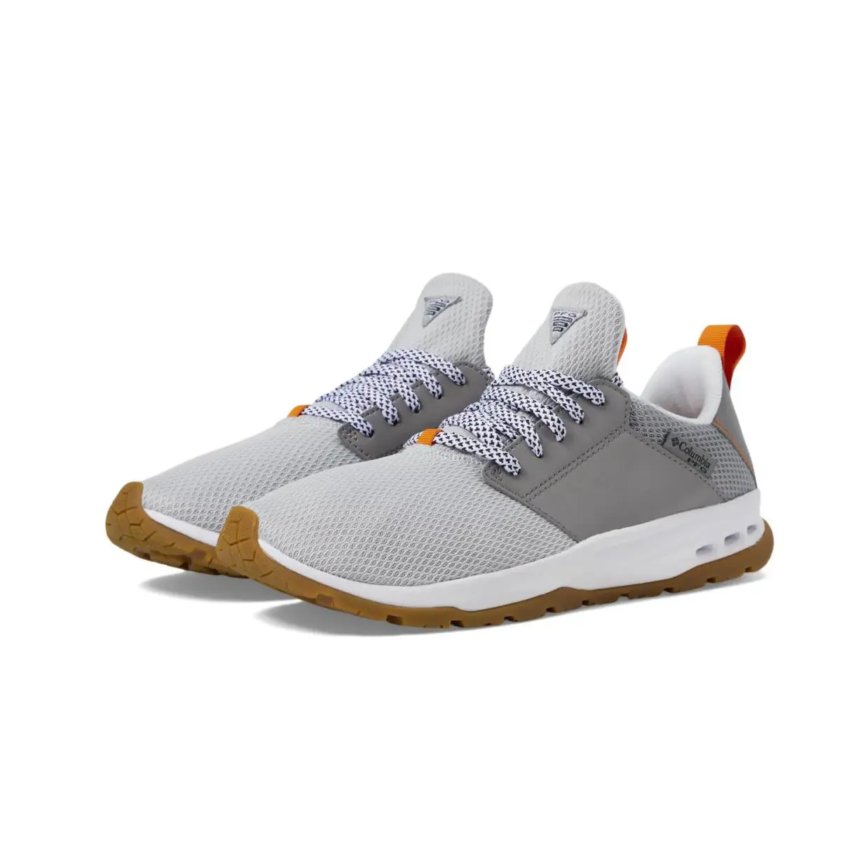 Columbia Tamiami Pfg Men`s Fishing Shoe Sz 13 Slate Grey/orange BM0174-099 - Slate Grey / Light Orange