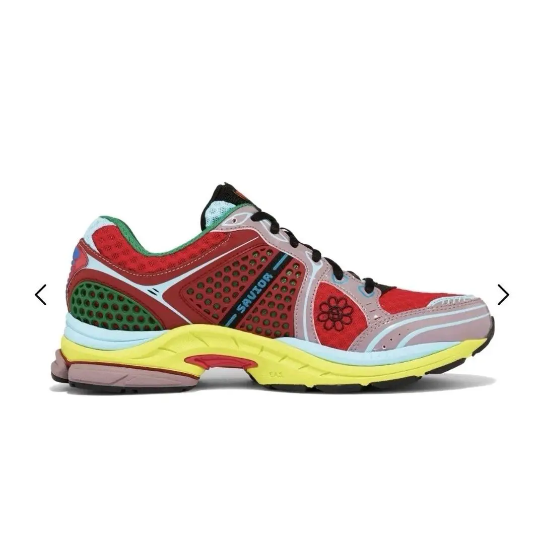 Saucony shoes - Flowers - Flowers - Red 1