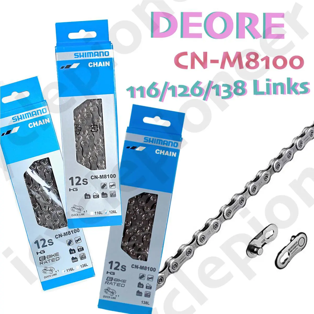 Shimano  - Shimano Deore XT CN-M8100 - Deore - Silver 0