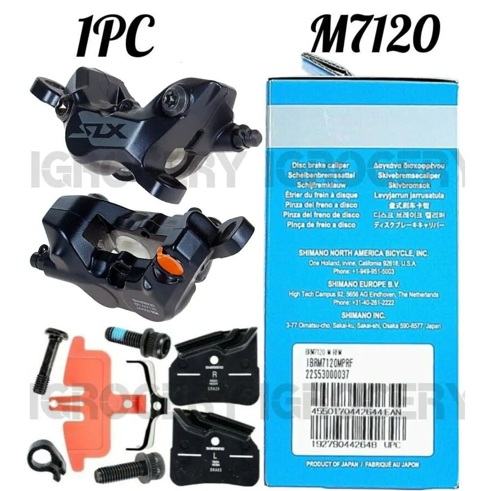 Shimano Slx BR-M7120 Enduro/trail Hydraulic Post Mount Disc Brake Caliper 1pc