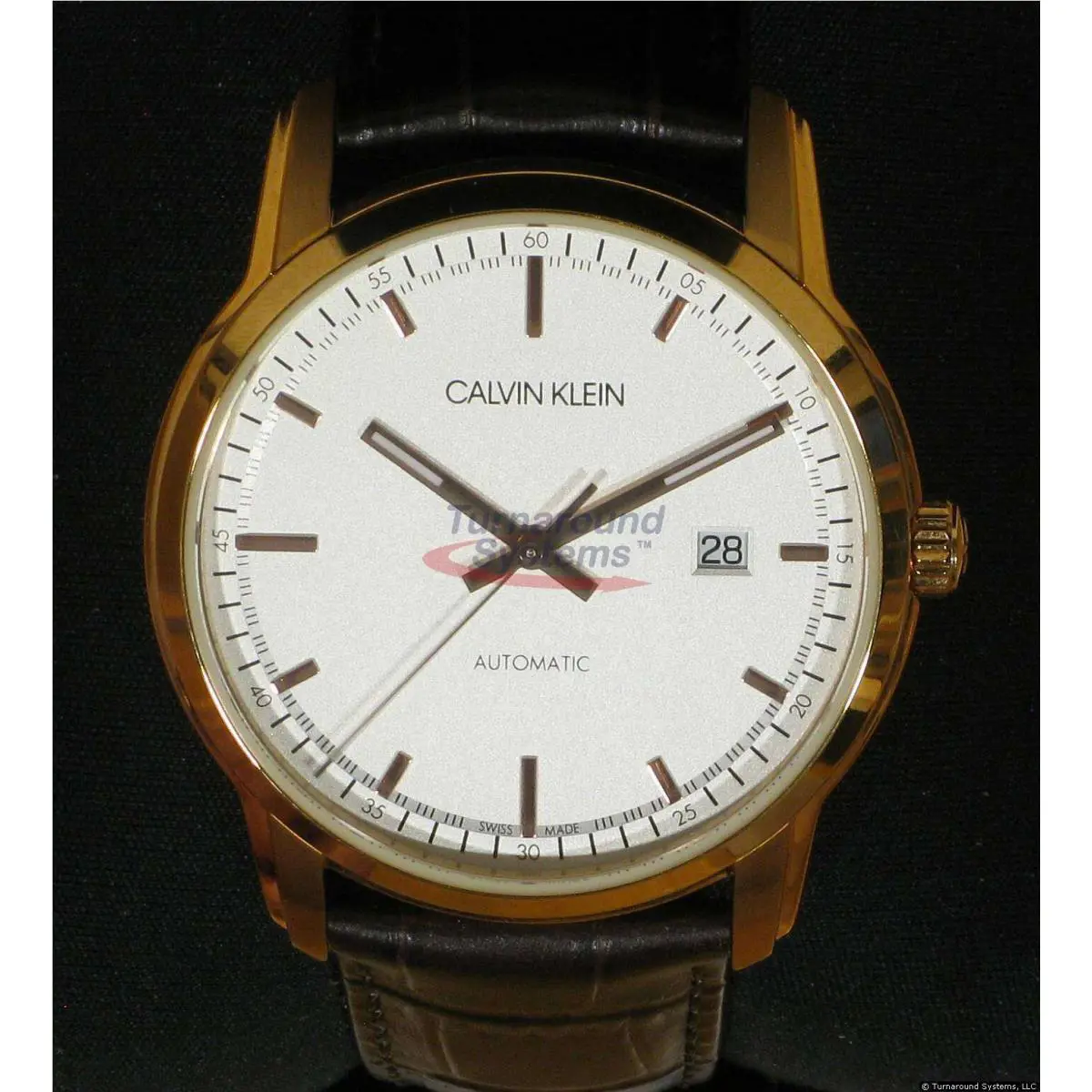 Calvin Klein Infinite Automatic K5S346G6 Swiss Eta 2824-2 Rose Gold