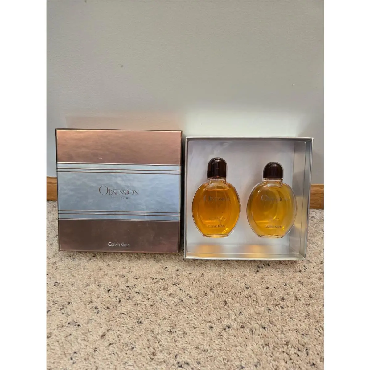 Box Calvin Klein Obsession For Men 4oz Eau De Toilette After Shave Spray