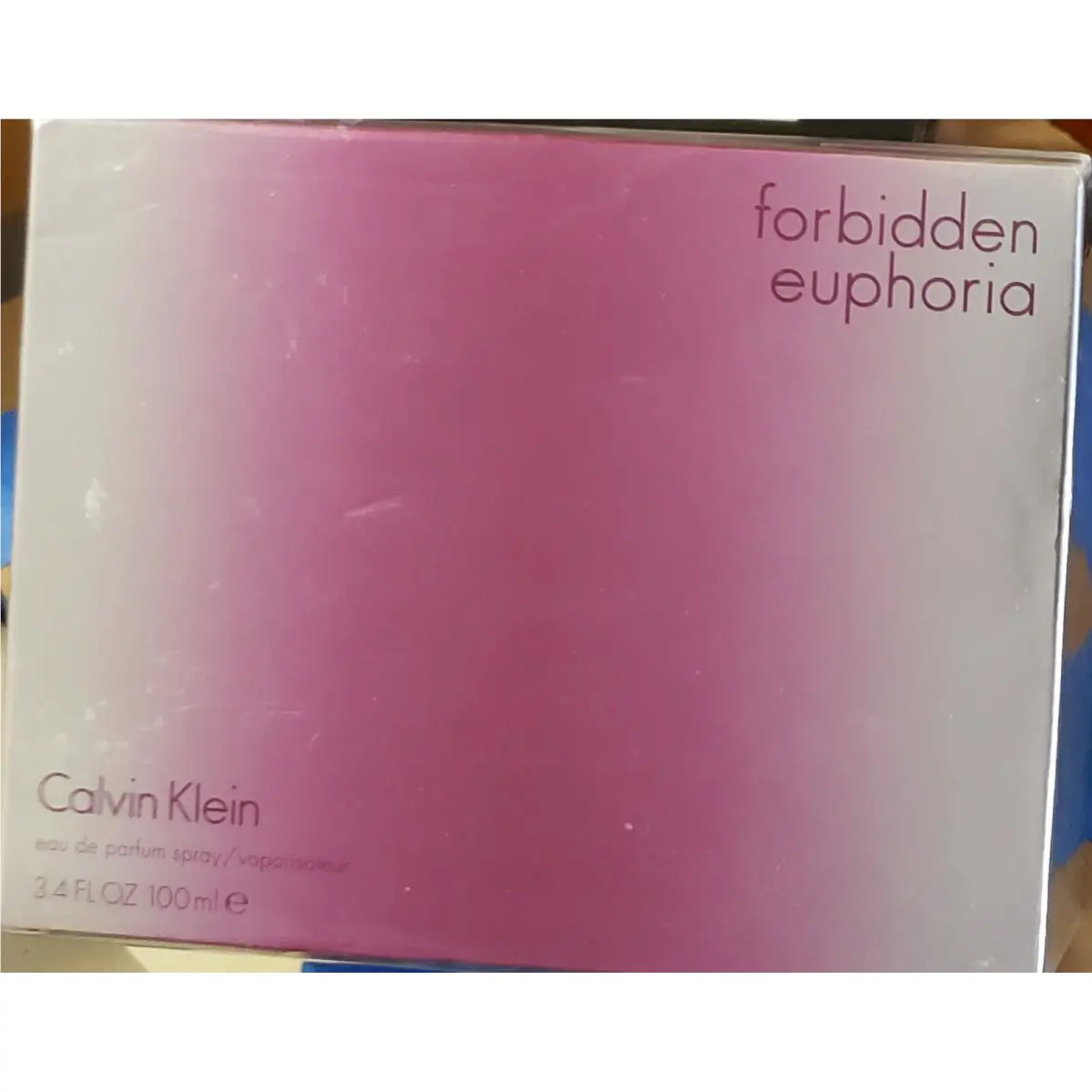 Forbidden Euphoria Calvin Klein Eau de Parfum Edp Spray Perfume 3.4 oz