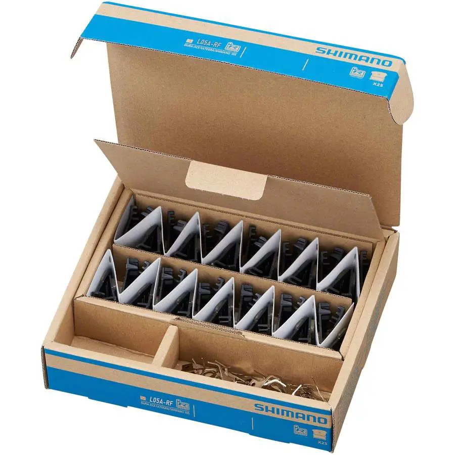 Shimano L05A-RF Disc Brake Pad and Spring - Resin Compound Finned Alloy Back Pl