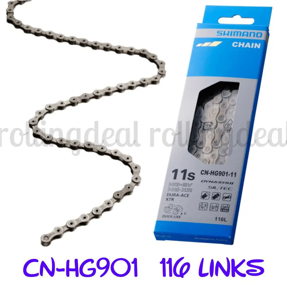 Shimano CN-HG901-11 11SPD 116L Chain Xtr / Dura Ace / E-bike W/quick-link