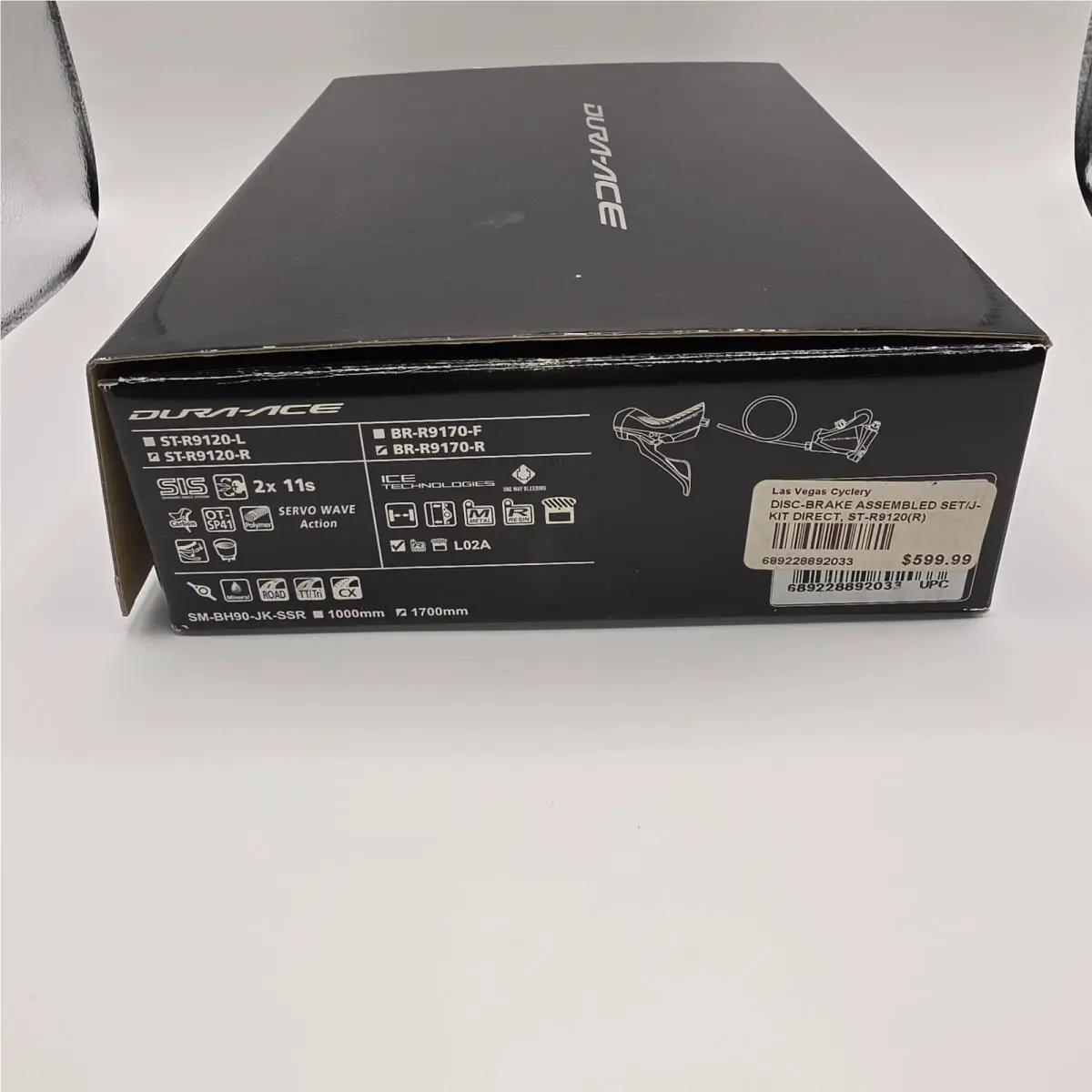 Shimano  - Shimano Dura-Ace ST-R9120-R - ST-R9120-R - Black (UPC: 689228892033) 1