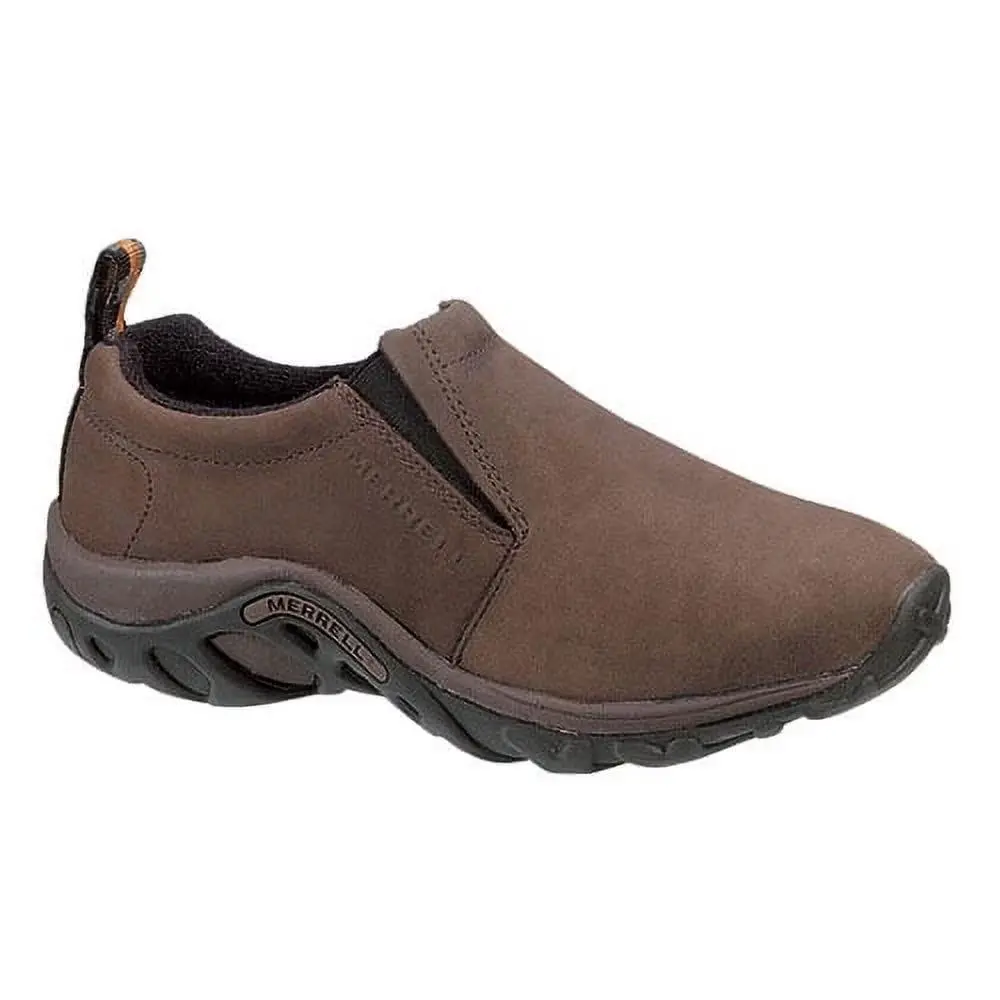 Merrell Jungle Moc Brown Nubuck Leather Slip-on Shoes J60831 Men`s Size 10.5 - Brown