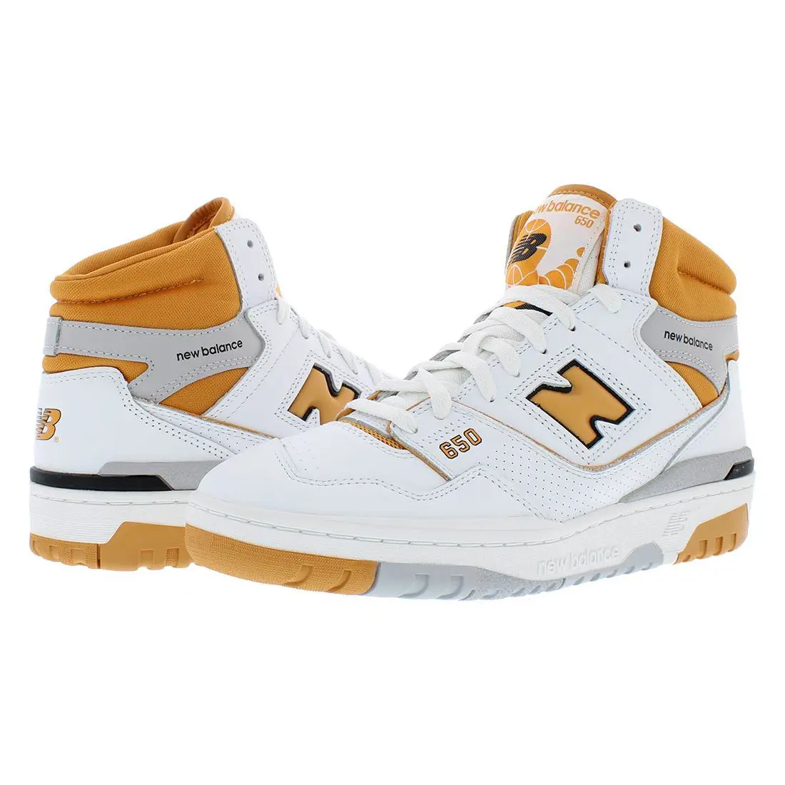 New Balance shoes - White/Brown, Main: White 4