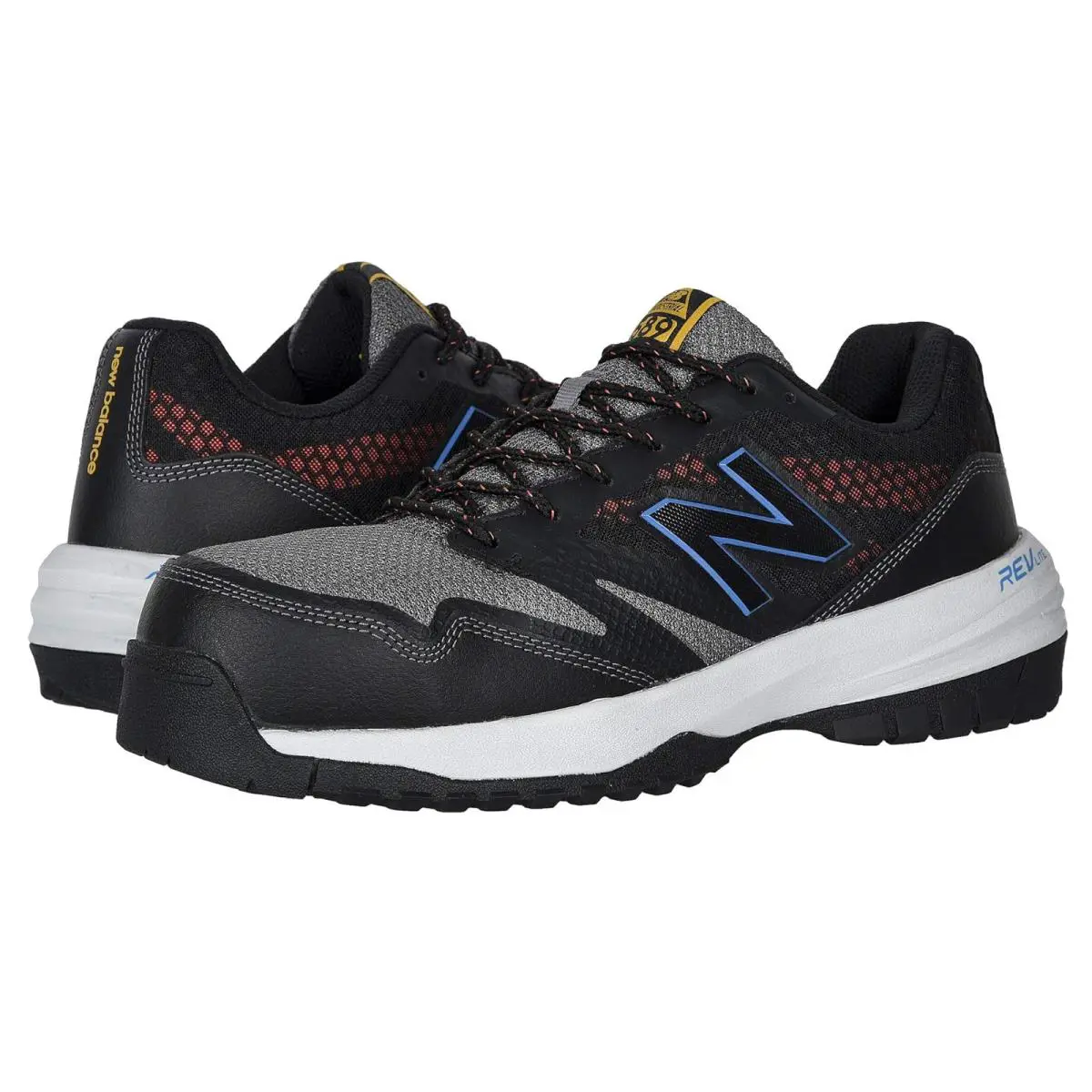 New Balance shoes - Black/Toro Red 6