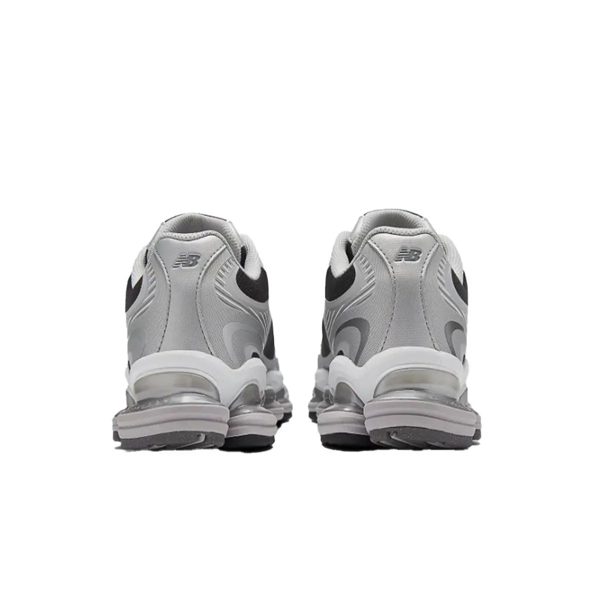 New Balance shoes - Silver Metallic/Faded Black 2