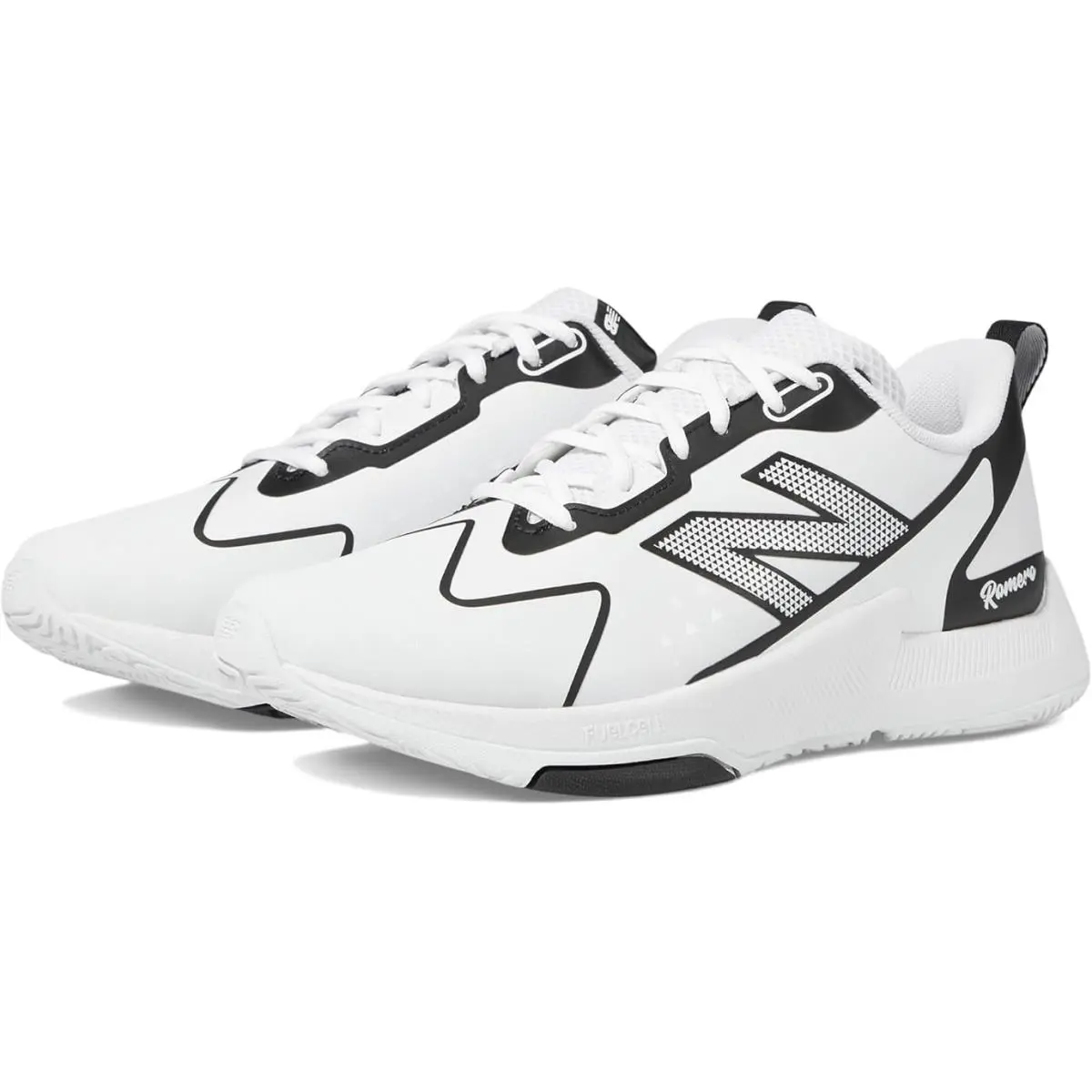 New Balance Fuelcell Romero Duo STROMKB2 Women White Black Trainer Shoes HTAT462 - White