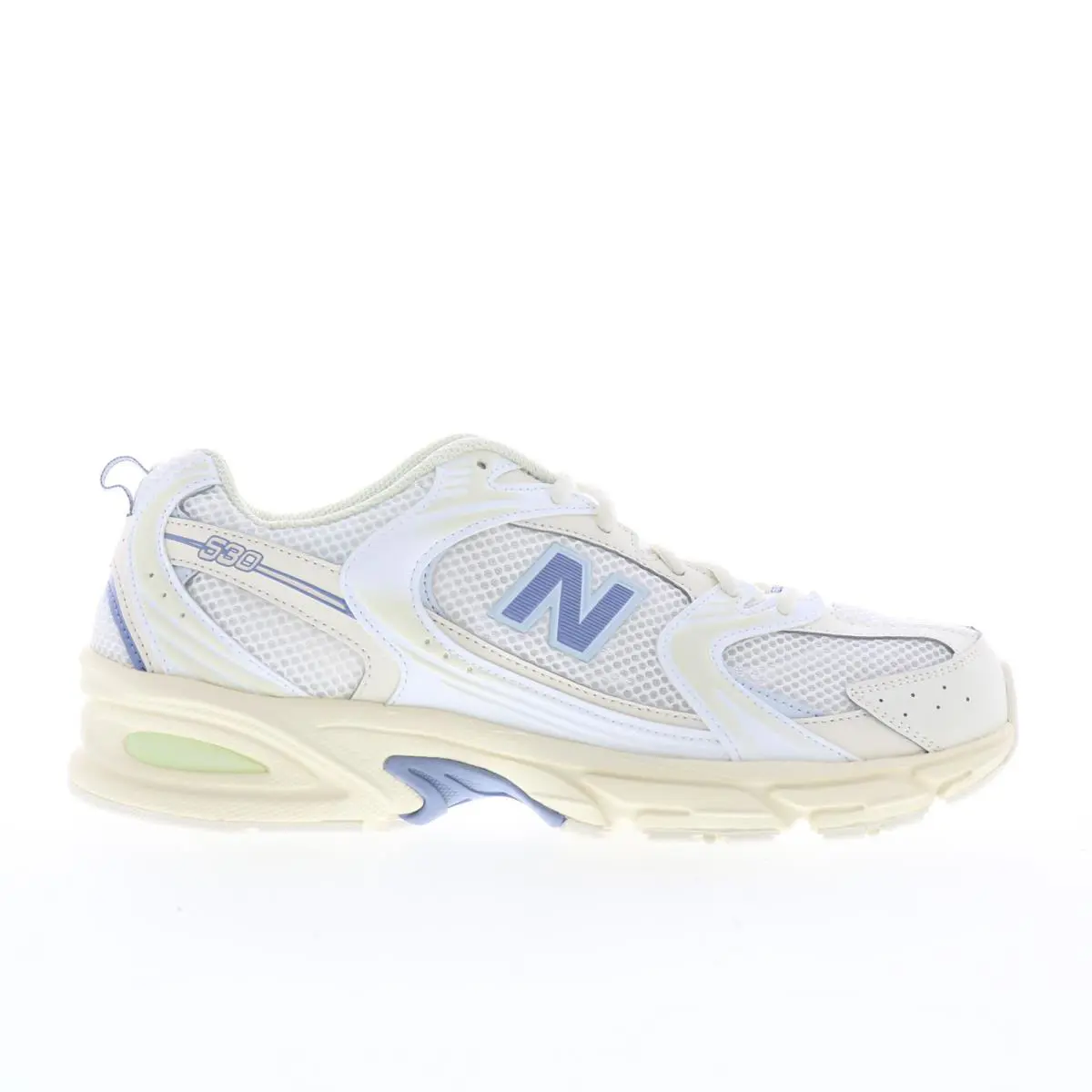 New Balance 530 U530NEA Mens White Mesh Lace Up Lifestyle Sneakers Shoes - White