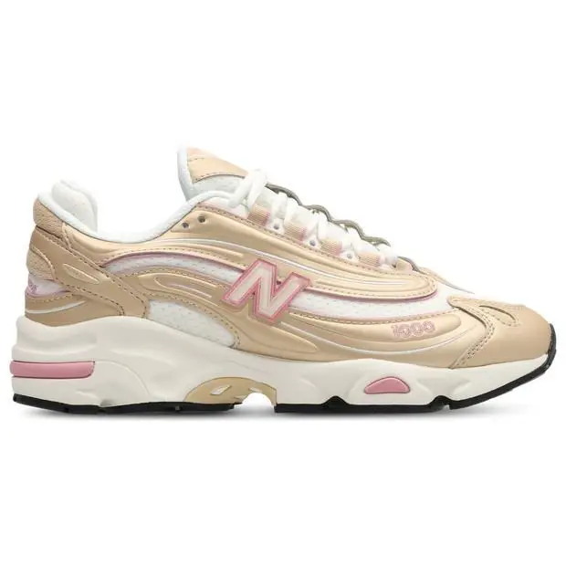 New Balance shoes - White/Gold/Pink (UPC: 198688422679) 0