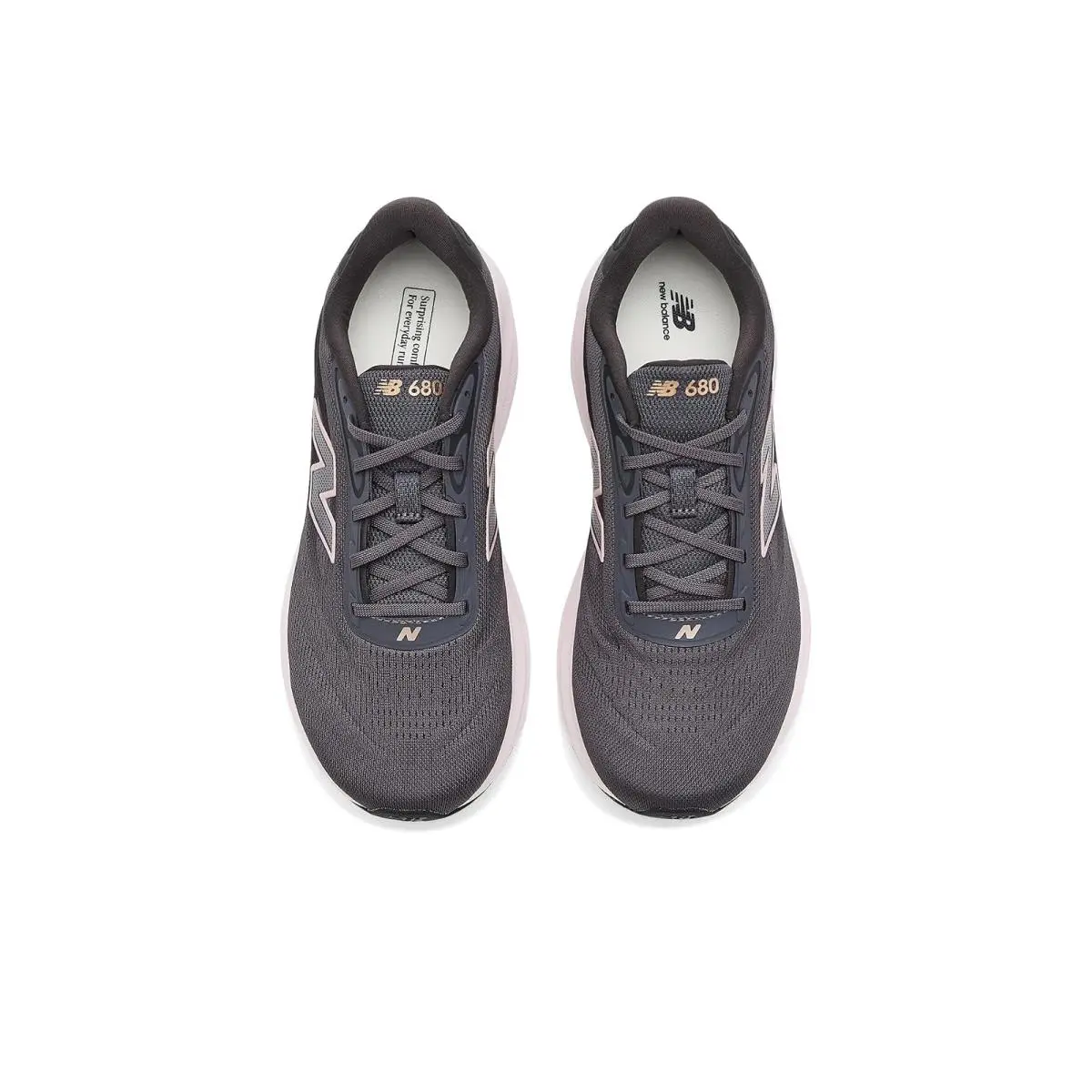 New Balance shoes - Black Cement/Pink Salt 7