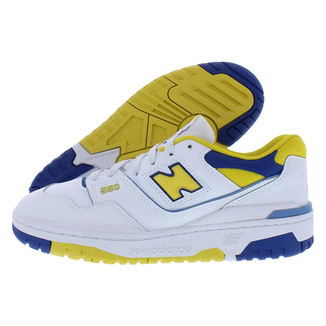 New Balance shoes - GSB550CG - GSB550CG - White/Yellow, Full: White/Yellow 3