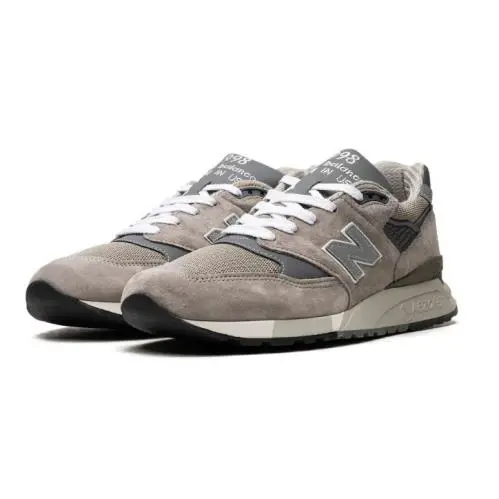 New Balance shoes - 998 Made in USA - Made USA - U998GR - Gray / Silver 23