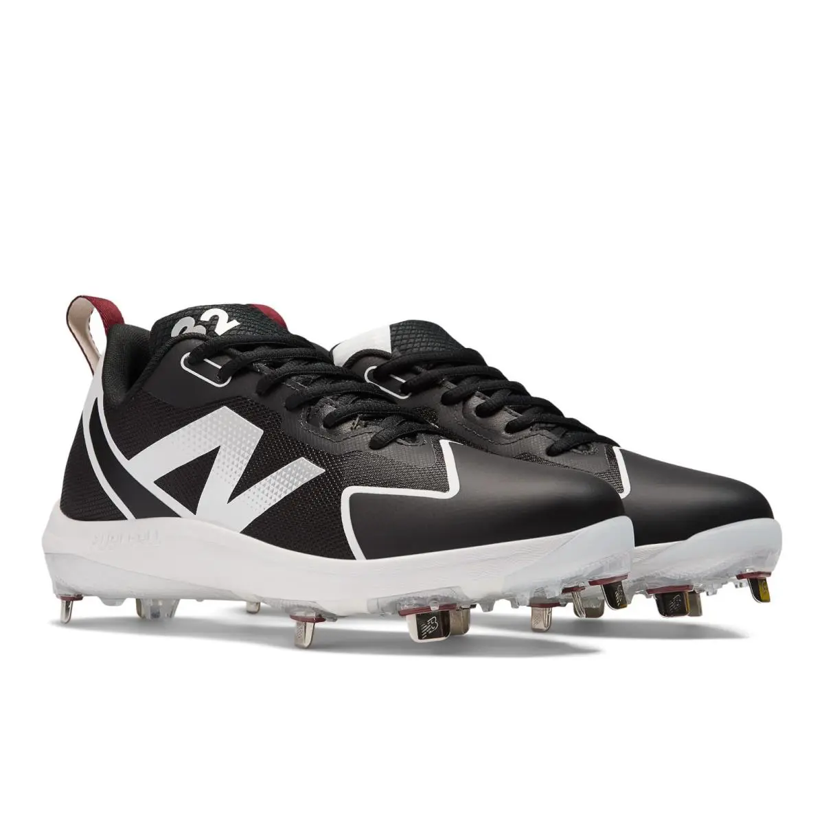 Woman`s Shoes New Balance Fuelcell Romero Duo Softball Cleats - Black/White