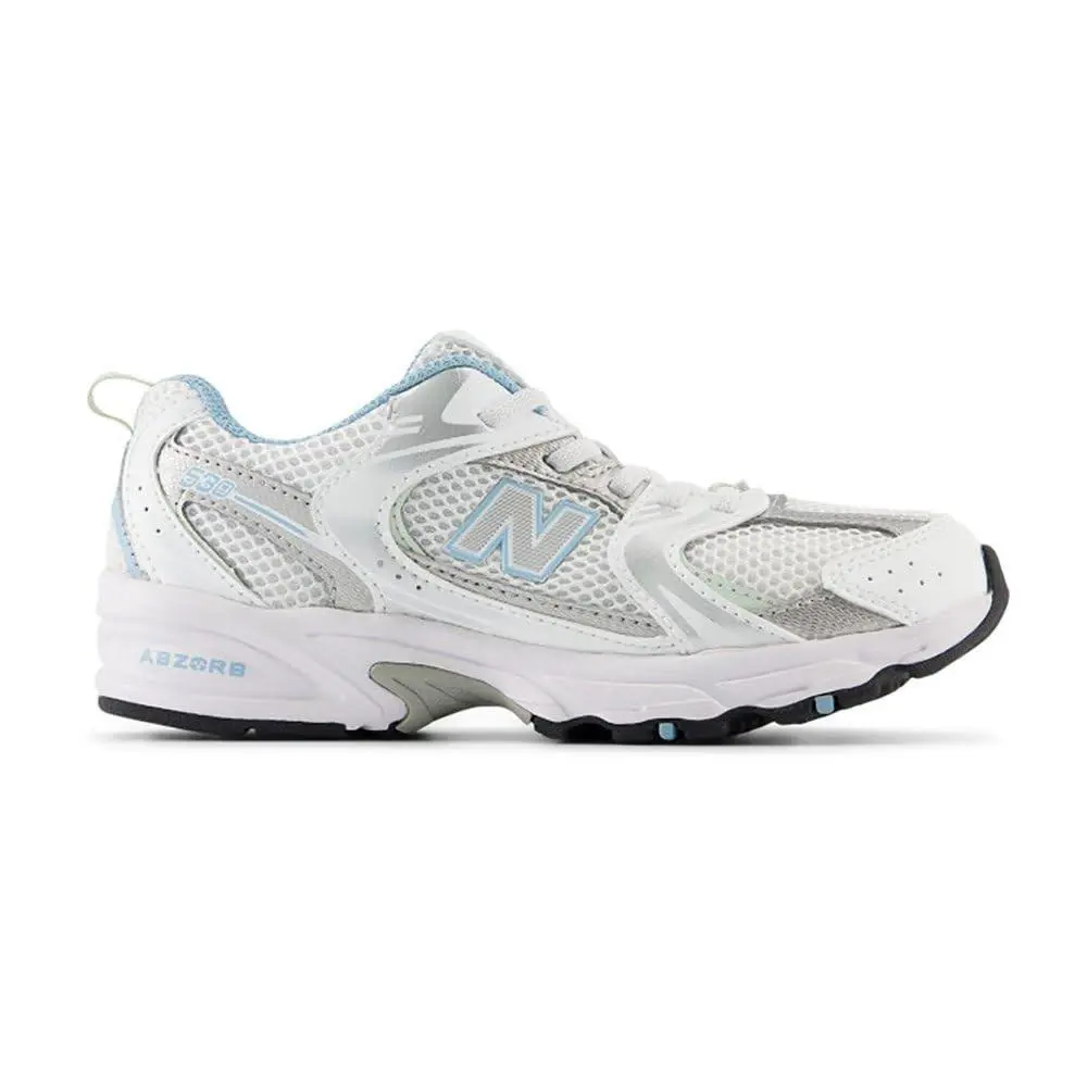 New Balance shoes - Silver/White/Blue (UPC: 197966105433) 0