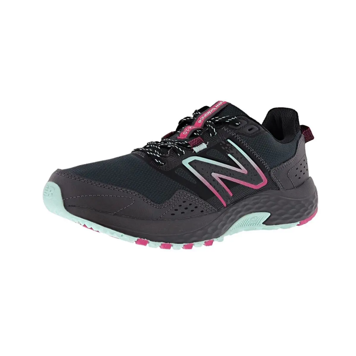 New Balance shoes - New Balance 410v8 - WT410LC8 - Black/Bright Cyan/Hi-Pink, :: BLACK / BRIGHT CYAN / HI-PINK 5