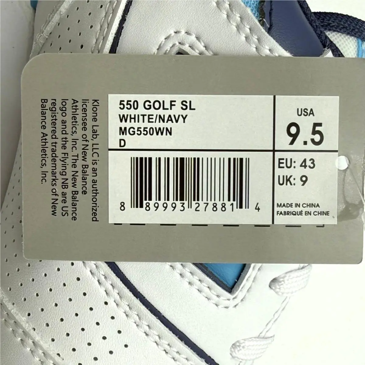 New Balance shoes - New Balance 550 - MG550WN - White 4