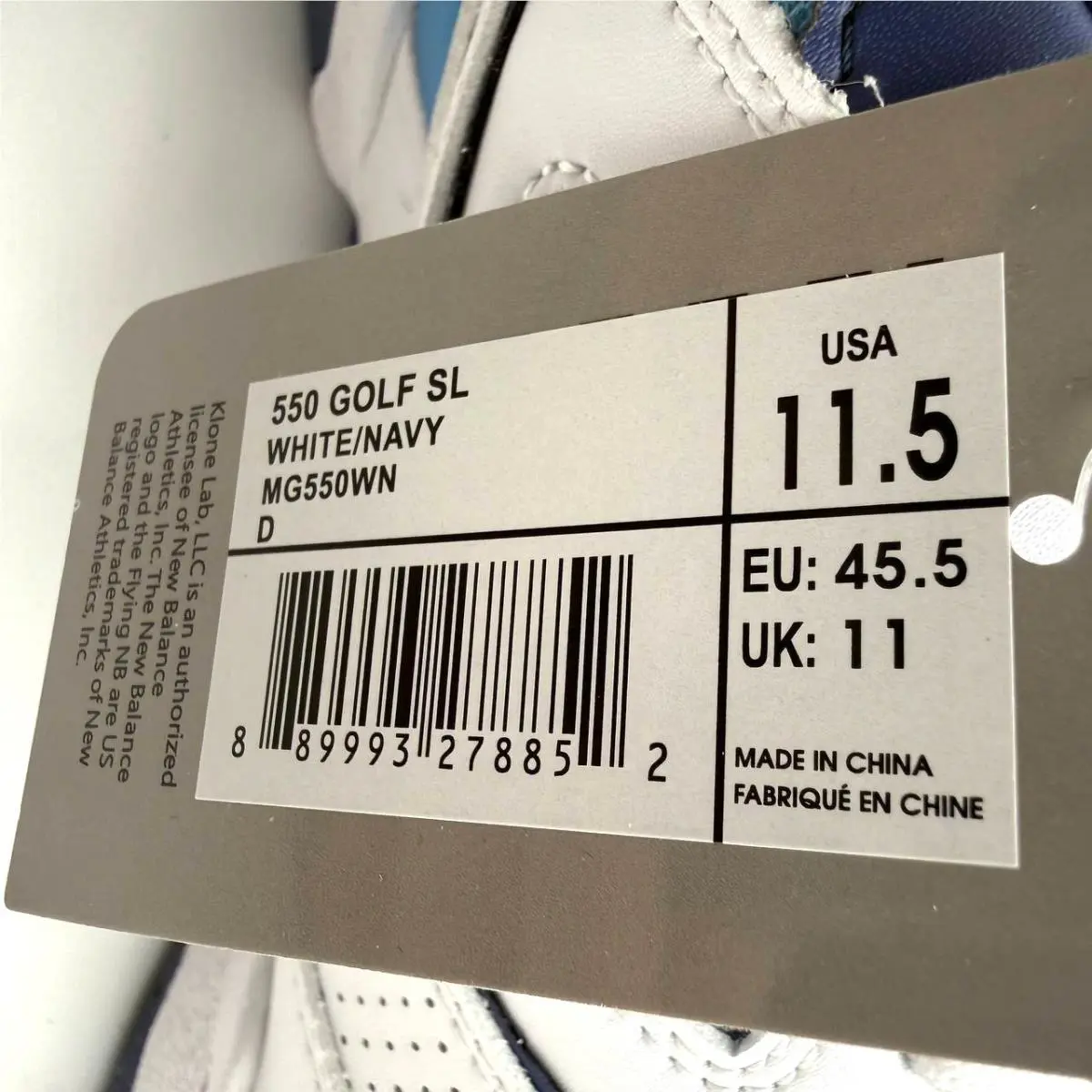 New Balance shoes - New Balance 550 - MG550WN - White 8