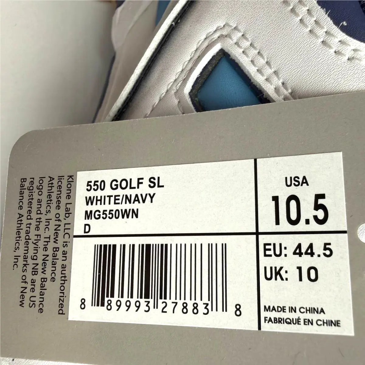 New Balance shoes - New Balance 550 - MG550WN - White 6