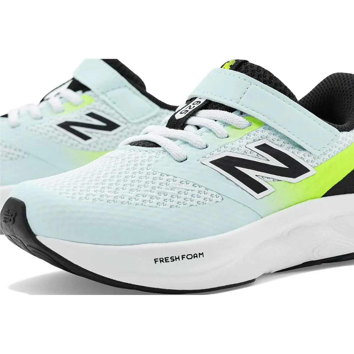 New Balance shoes - Glint Blue/Alkaline Green 4