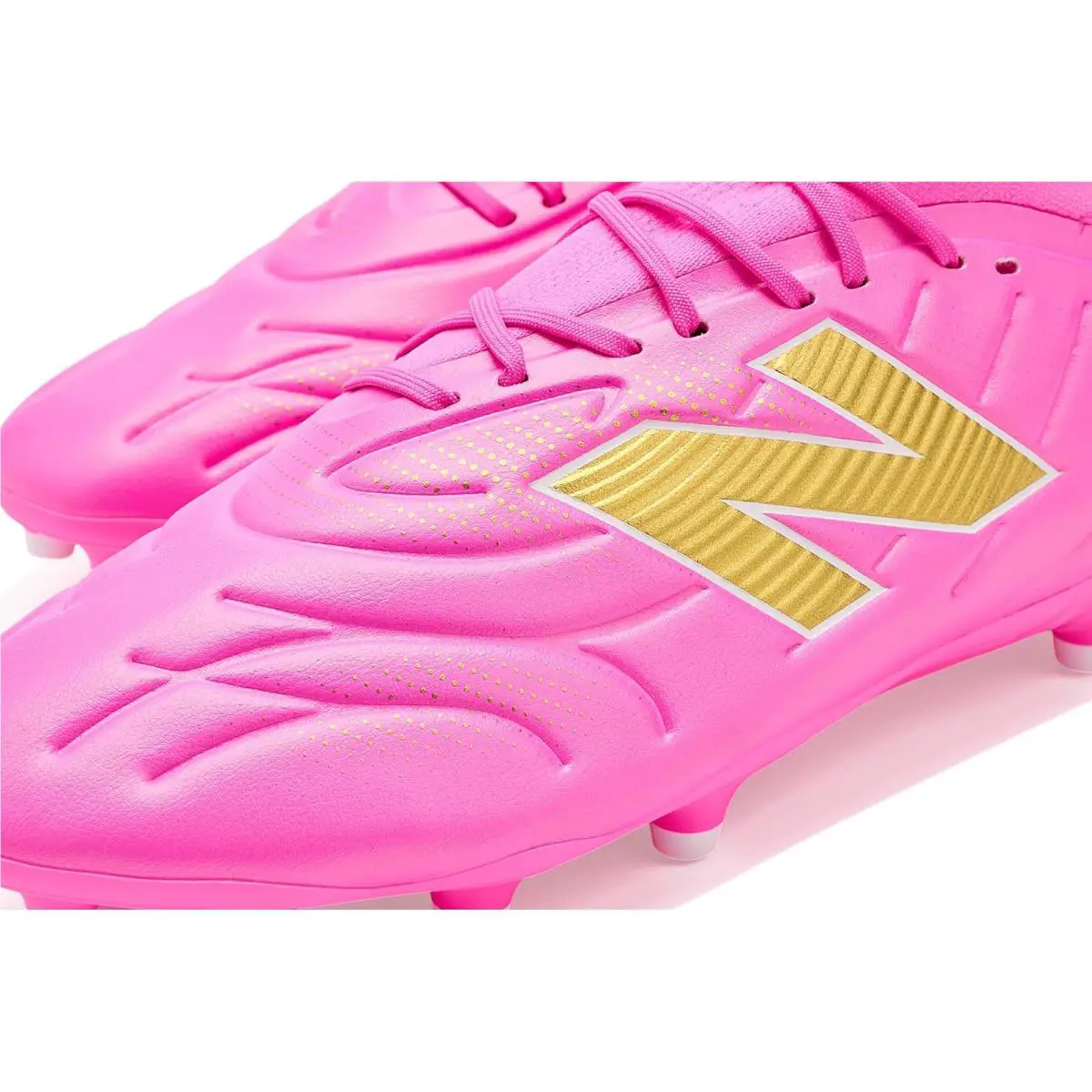 New Balance shoes - Pink Heat/Metallic Gold 11