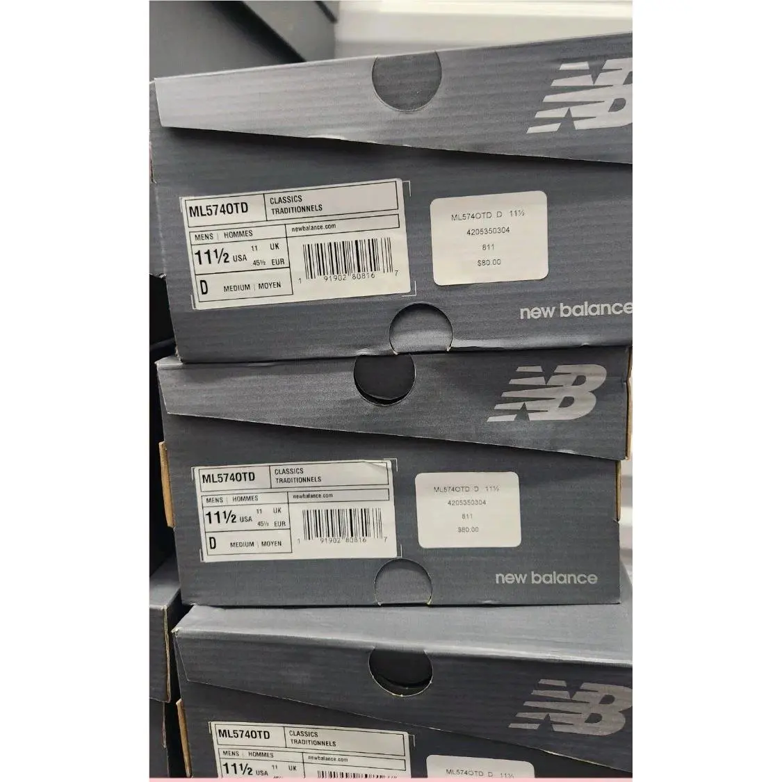 New Balance shoes - New Balance 574 - ML574OTD - Black 16