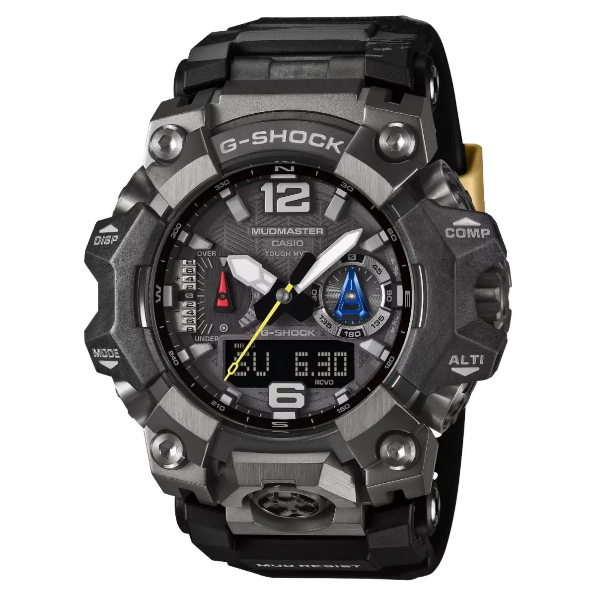 G-shock Mudmaster Toyota Land Cruiser Black Strap Men`s Watch GWGB1000TLC-1A - Dial: Black, Band: Black, Bezel: Black