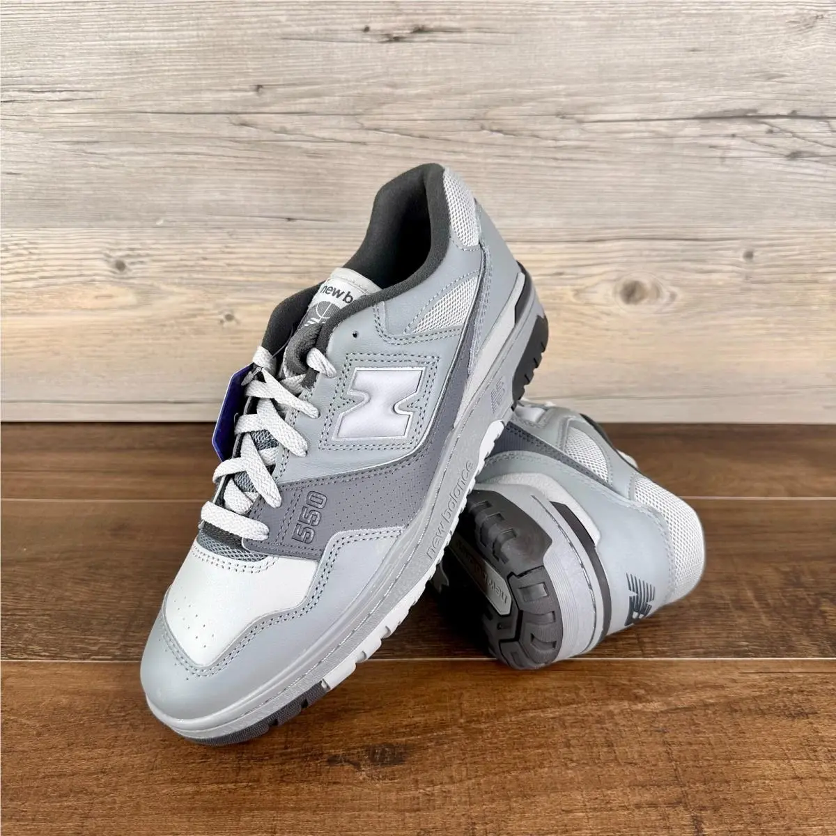 New Balance 550 Mens Size 10 Cement Black BB550UTG
