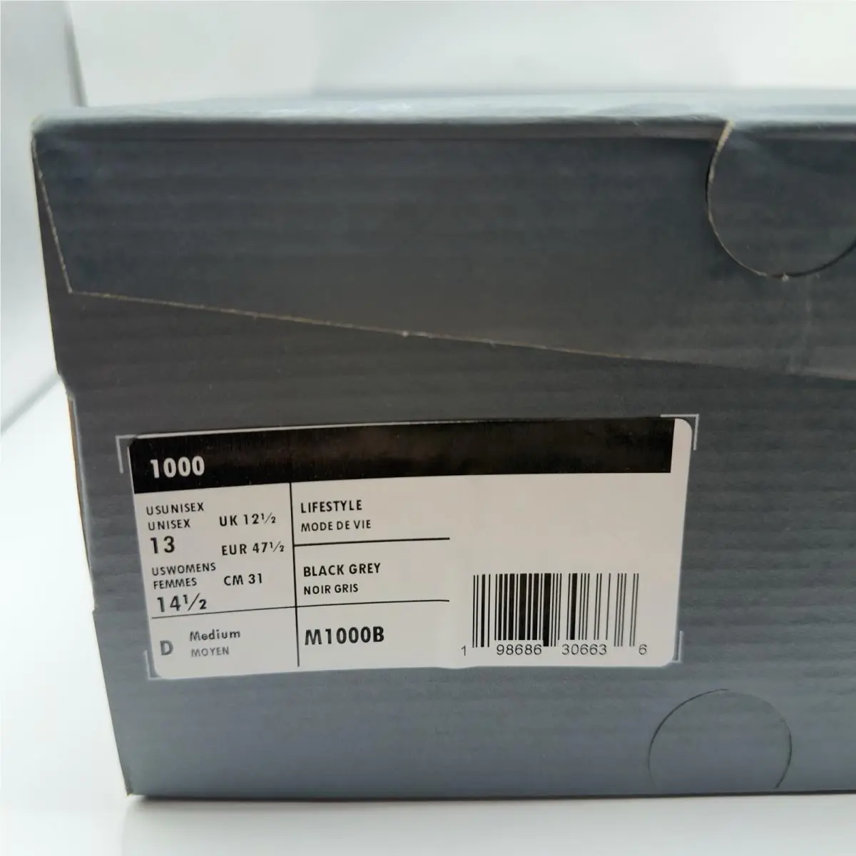 New Balance shoes - New Balance 1000 - M1000B - Black (UPC: 0198686306636) 6