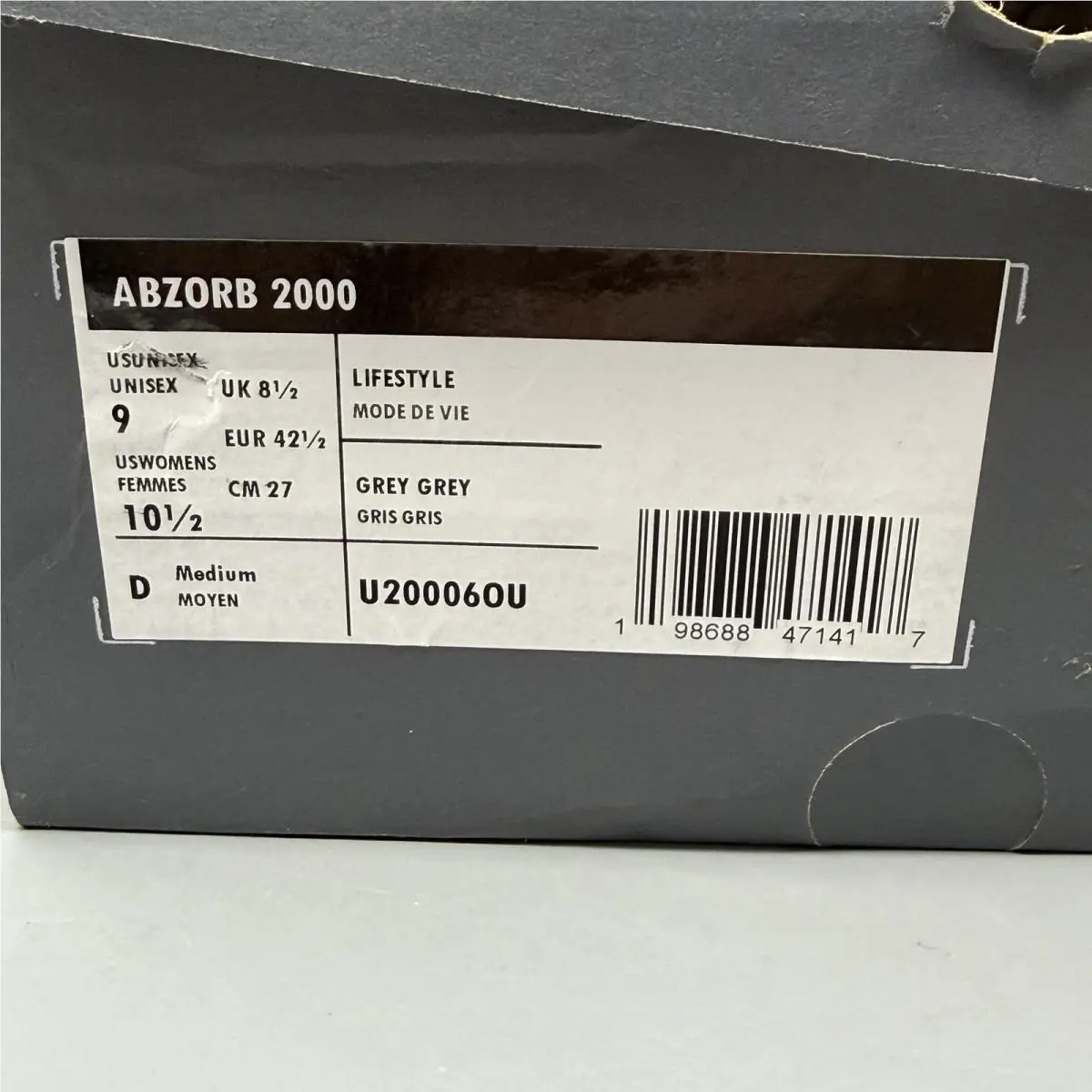 New Balance shoes - New Balance 2000 - U20006OU - Silver/Black 12