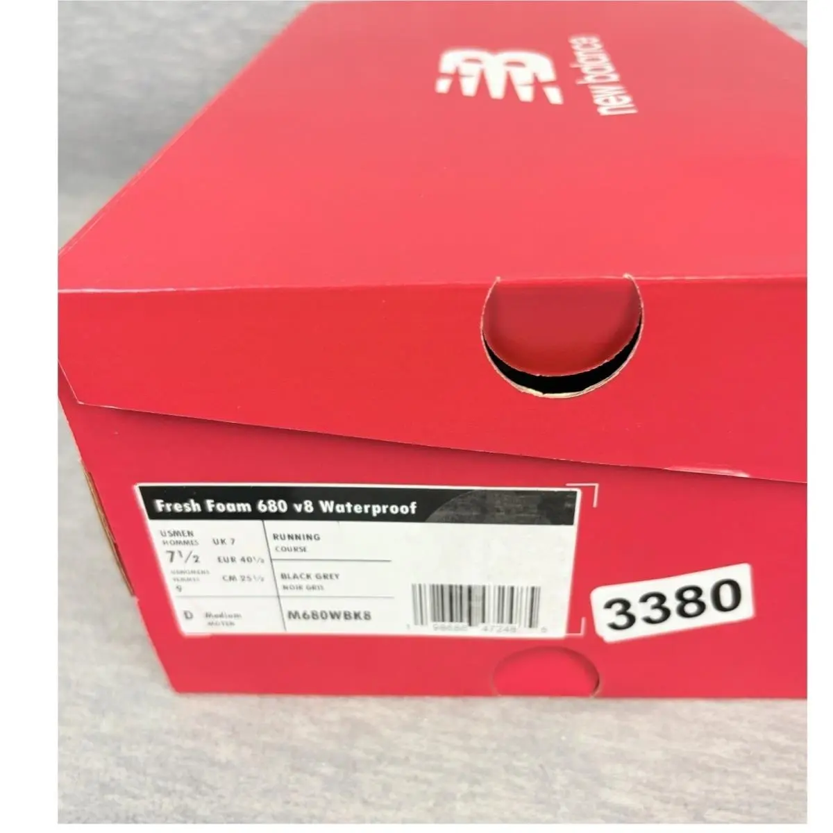 New Balance shoes - M680WBK8 - M680WBK8 - Black 8