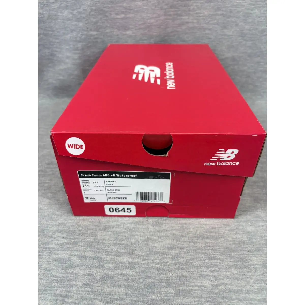 New Balance shoes - New Balance Fresh Foam 680 v8 Waterproof - M680WBK8 - Black 9