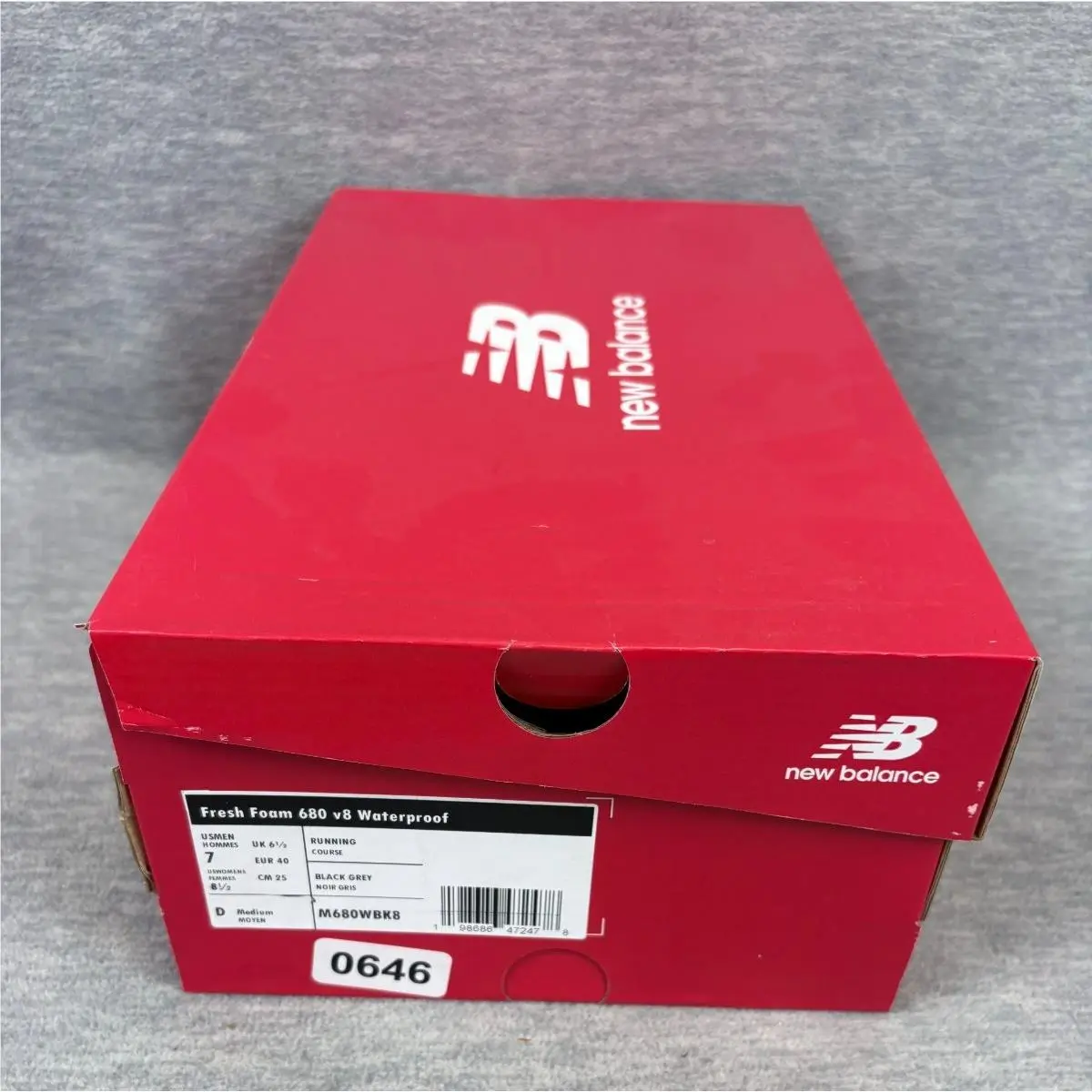 New Balance shoes - New Balance Fresh Foam 680 v8 Waterproof - M680WBK8 - Black 10