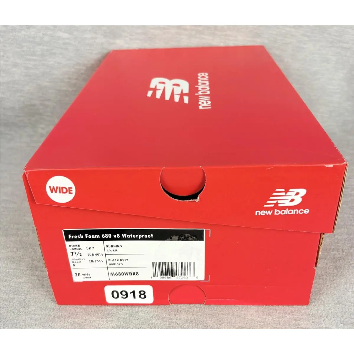 New Balance shoes - New Balance Fresh Foam 680 v8 Waterproof - M680WBK8 - Black 8