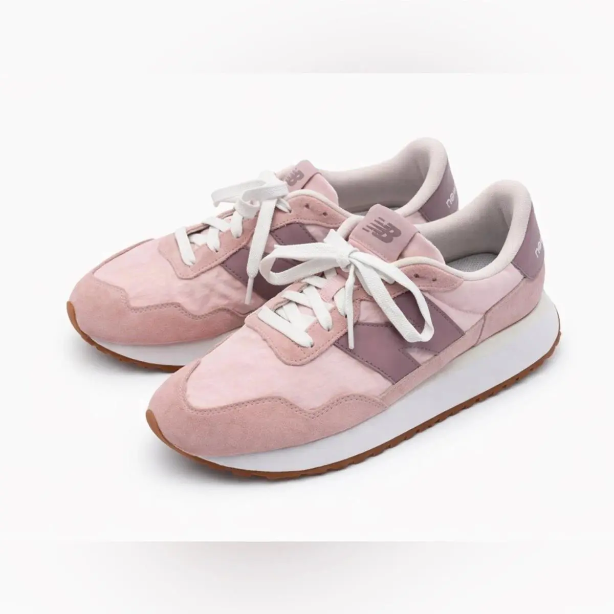 New Balance shoes - New Balance 237 - WS237HTP - Grey/White/Gum Sole/Pink/Purple (UPC: 197967948619) 0