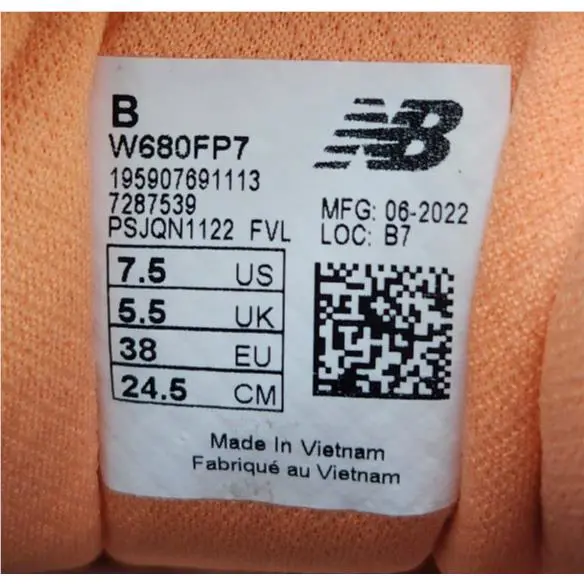 New Balance shoes - New Balance 680 v7 - W680FP7 - Purple (UPC: 195907691199) 8