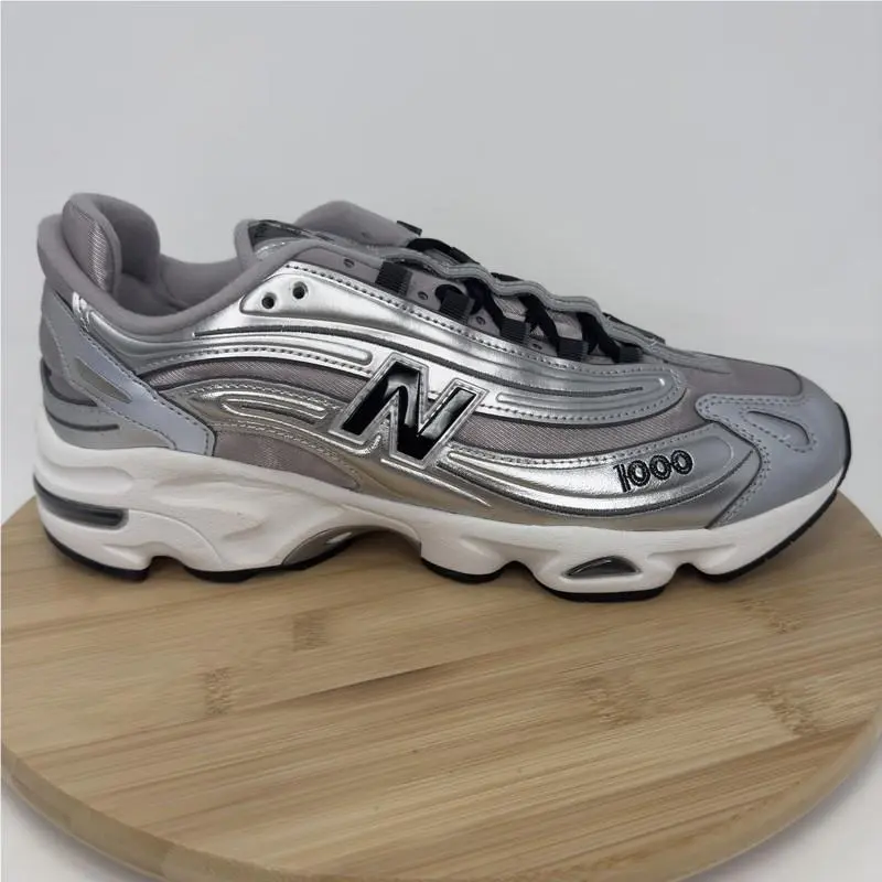 New Balance 1000 Men`s Size 10 Silver Metallic Mesh Fashion Shoe U1000IPD