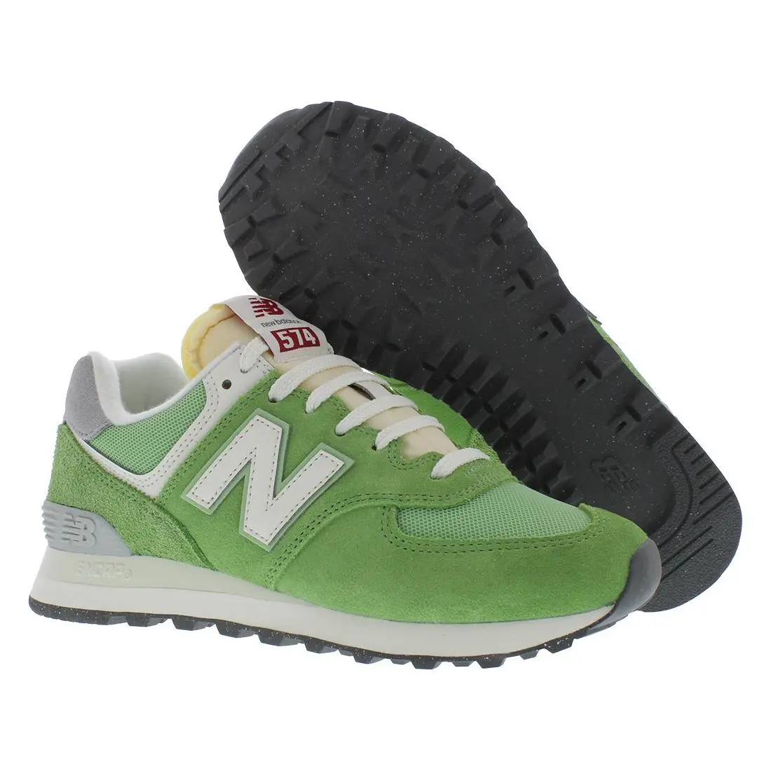 New Balance 574 Unisex Shoes Size 6.5 Color: Green/white